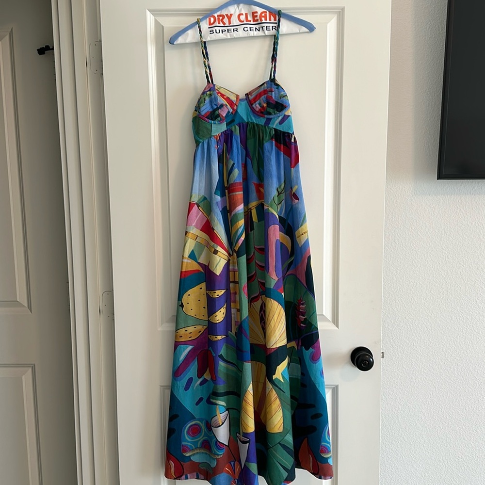 Farm Rio dress. Size XS, worn once and dry cleaned.